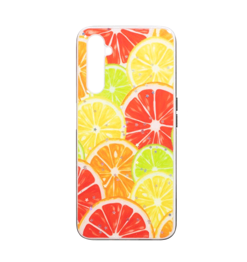 Накладка TPU Print для Realme 6 Pro Апельсин-0