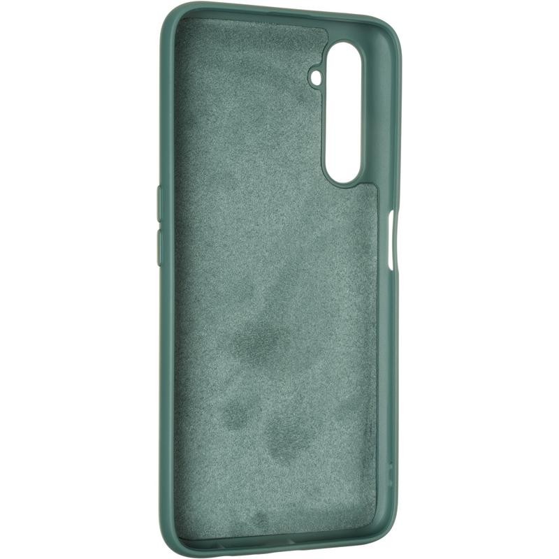 Накладка Soft Silicone Case для Realme 6 Pro темно-зелена-1