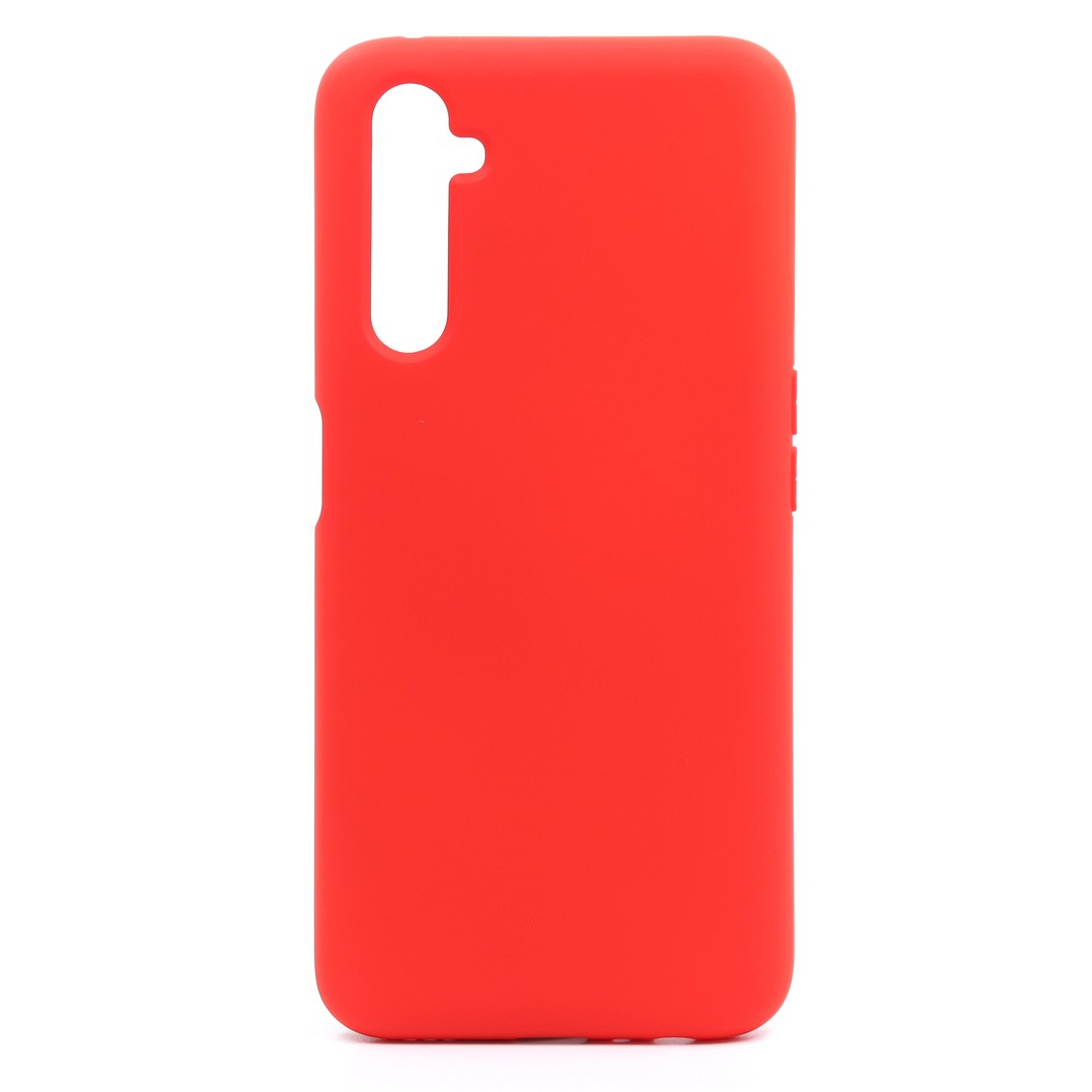 Накладка Soft Silicone Case для Realme 6 Pro Red-0