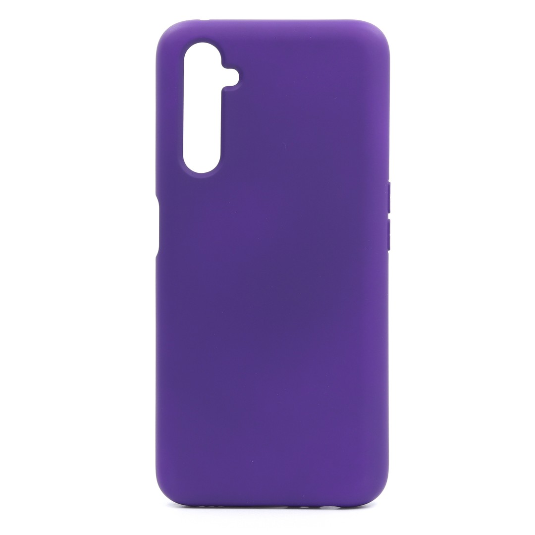 Накладка Soft Silicone Case для Realme 6 Pro Ultra violet-0