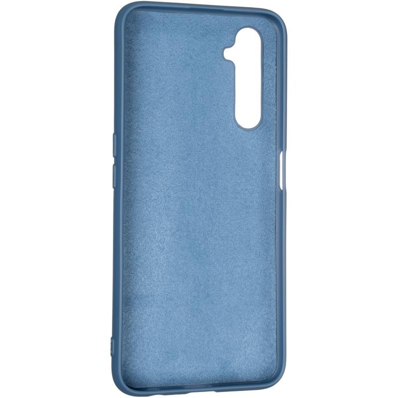 Накладка Soft Silicone Case для Realme 6 Pro синя-1