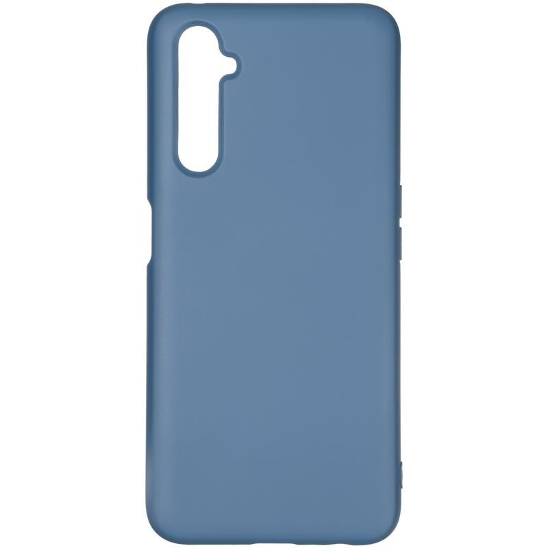Накладка Soft Silicone Case для Realme 6 Pro синя-0