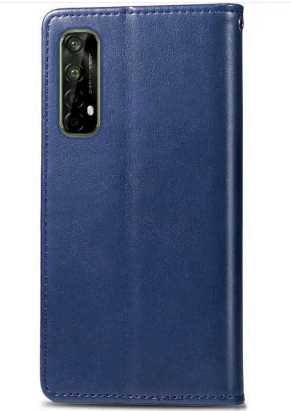 Книжка GETMAN Gallant для Realme 7 синя-1
