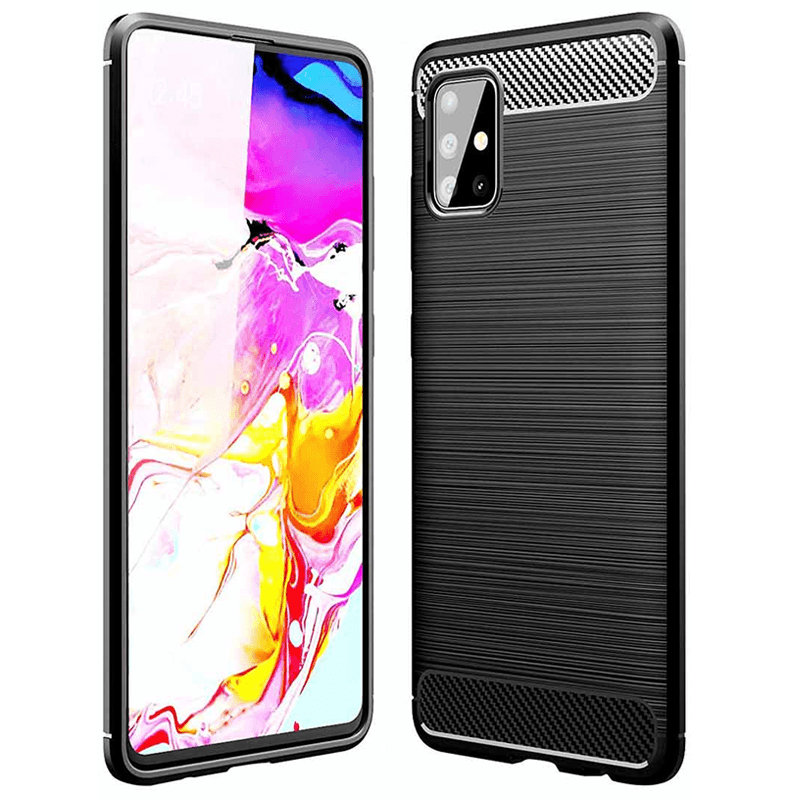 Накладка Ultimate Expirience для Realme 7 Pro чорна силіконова-0
