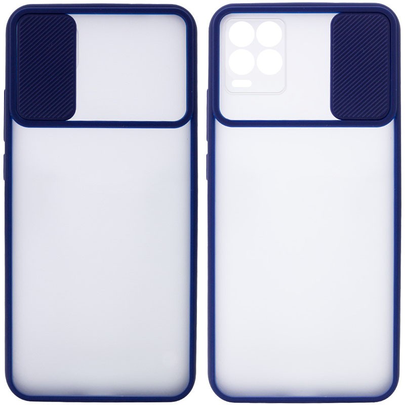 Накладка Camshield mate TPU для Realme 8 blue-0