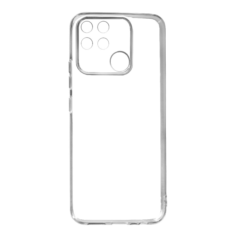 Накладка Realme Narzo 50A/C25s силіконова (прозора)-0