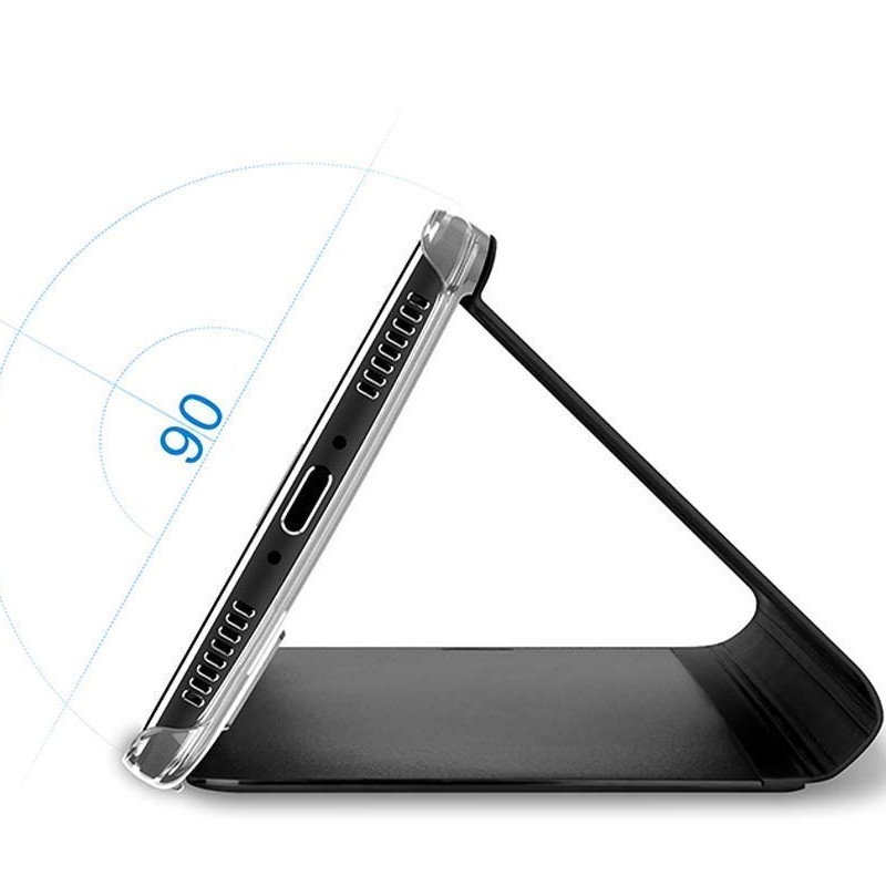 Книжка Clear View для для Realme 5 Pro чорна-2
