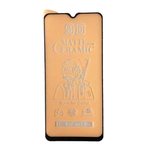 Гнучке скло Ceramic MATT для Realme XT/3 Pro матове з чорною рамкою-0
