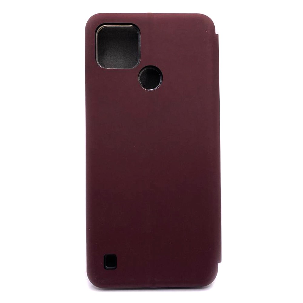 Книжка Twist для Realme C21Y/C25Y (Коричнева)-1