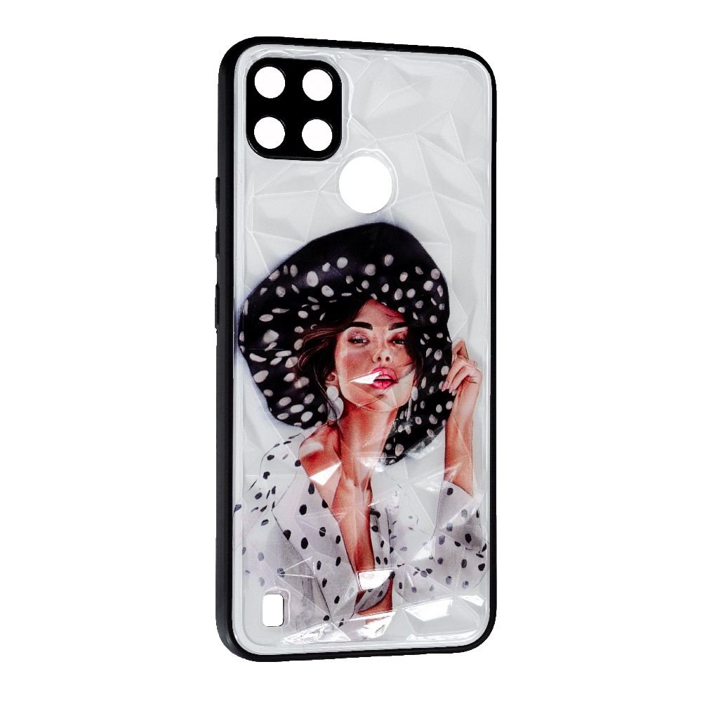 Накладка Ladies Camera для Realme C21Y/C25Y Girl in a hat-0