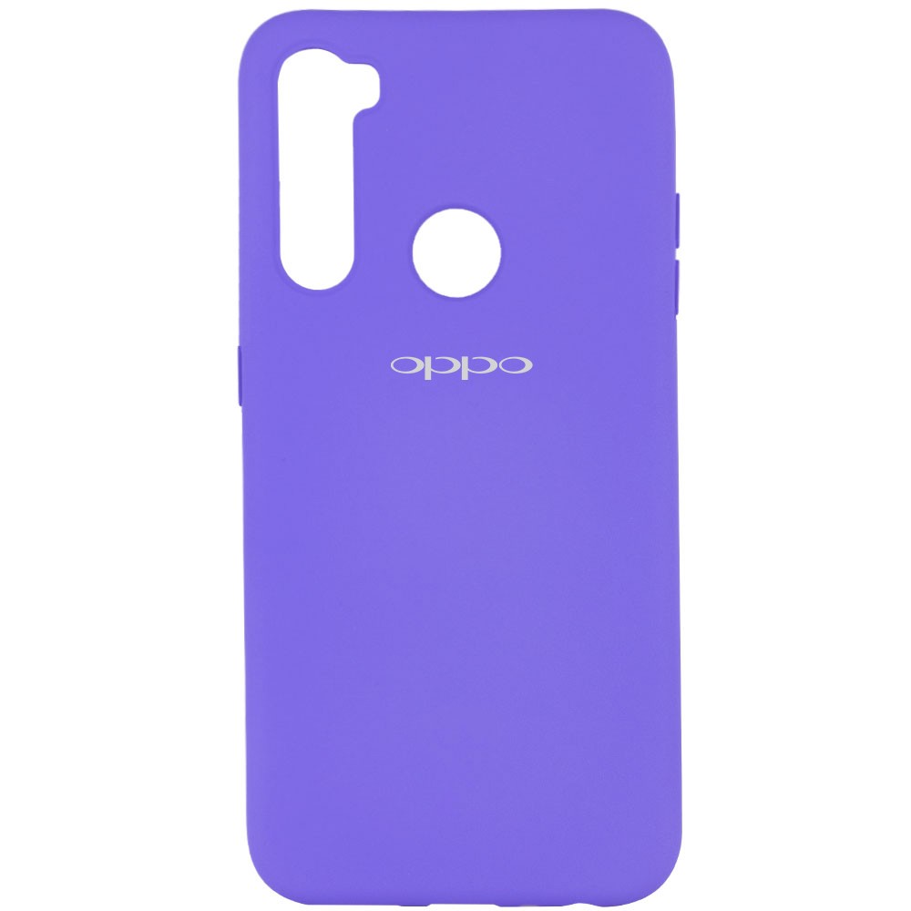 Silicone Cover Full Protective (A) для OPPO Realme C3 (Violet)-0