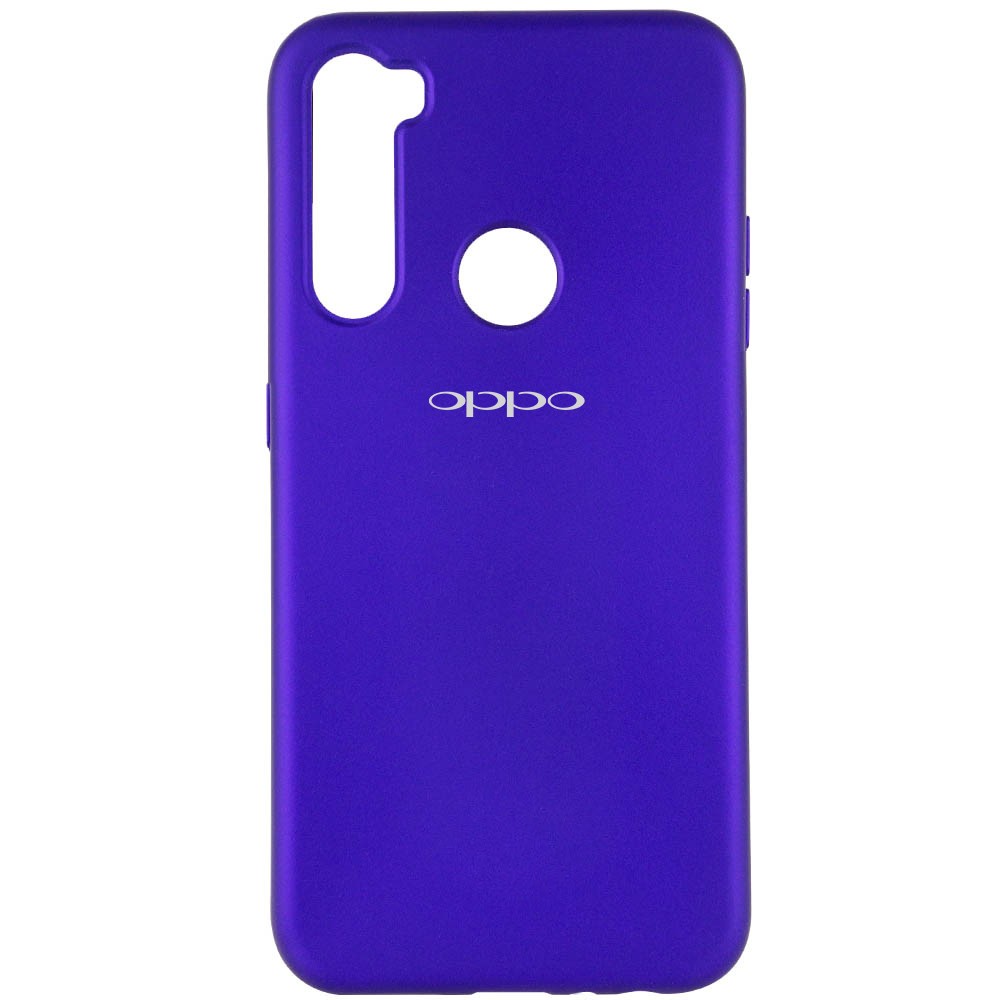 Silicone Cover Full Protective (A) для OPPO Realme C3 (Purple)-0
