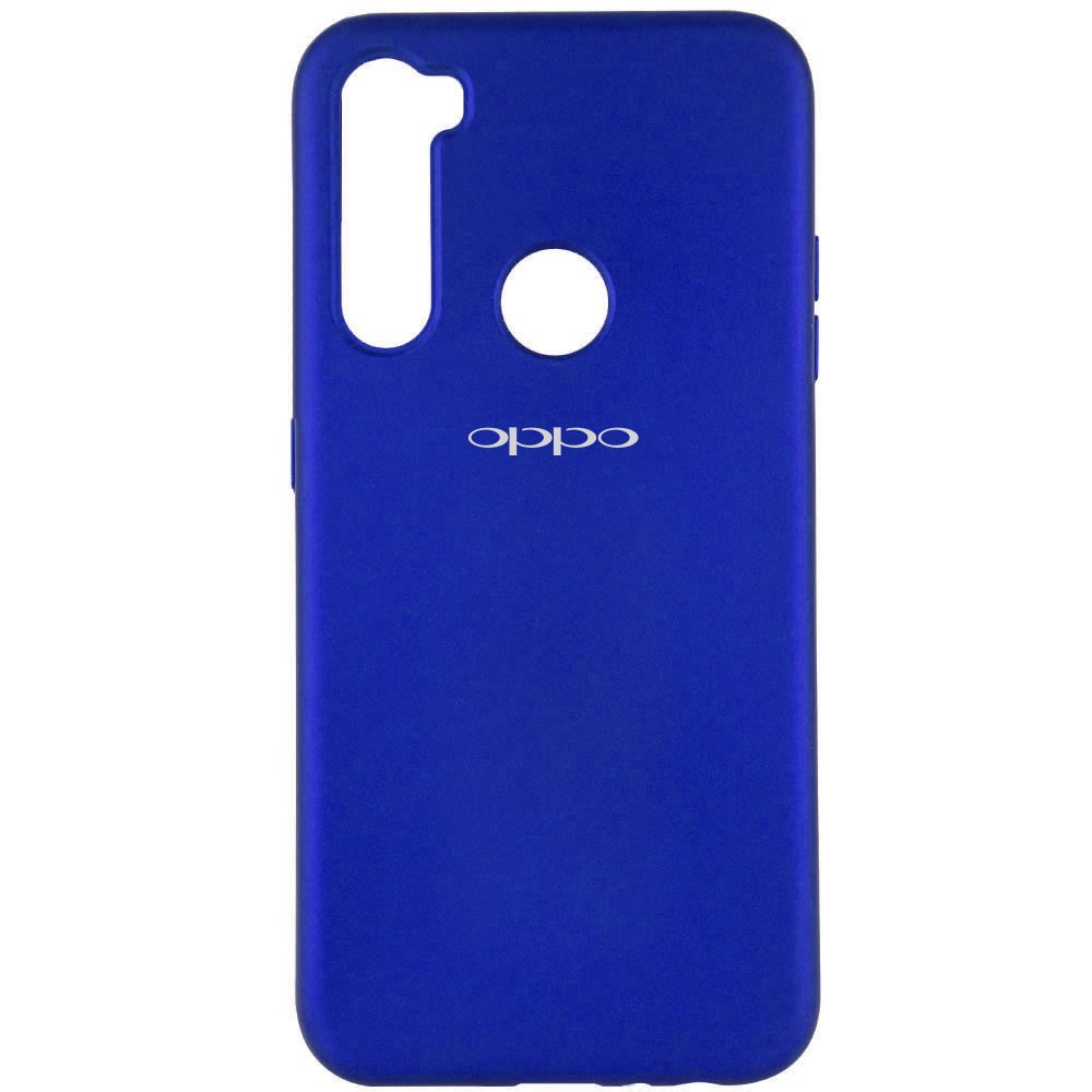 Silicone Cover Full Protective (A) для OPPO Realme C3 (Navy)-0