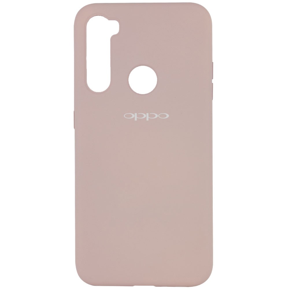 Silicone Cover Full Protective (A) для OPPO Realme C3 (Pink Sand)-0