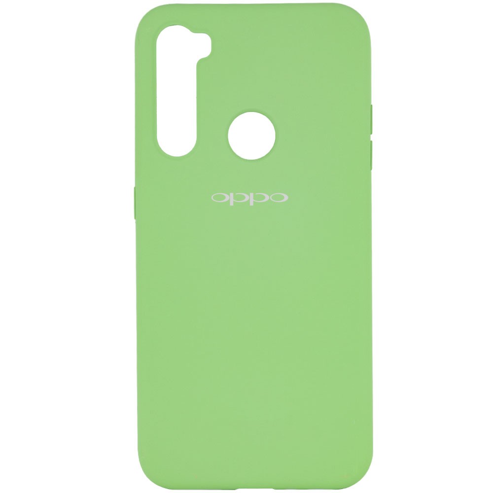 Silicone Cover Full Protective (A) для OPPO Realme C3 (Pistachio)-0