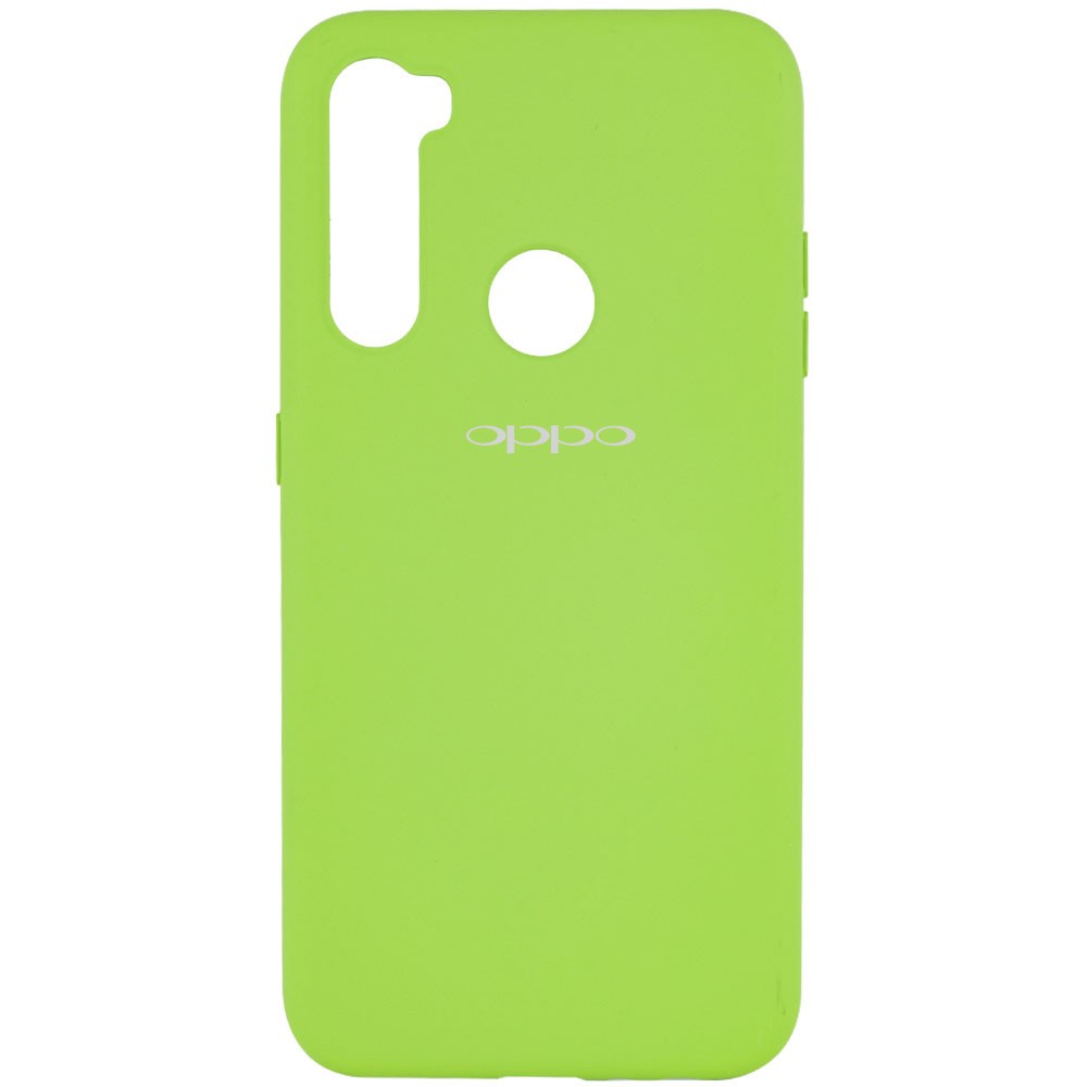 Silicone Cover Full Protective (A) для OPPO Realme C3 (Green)-0