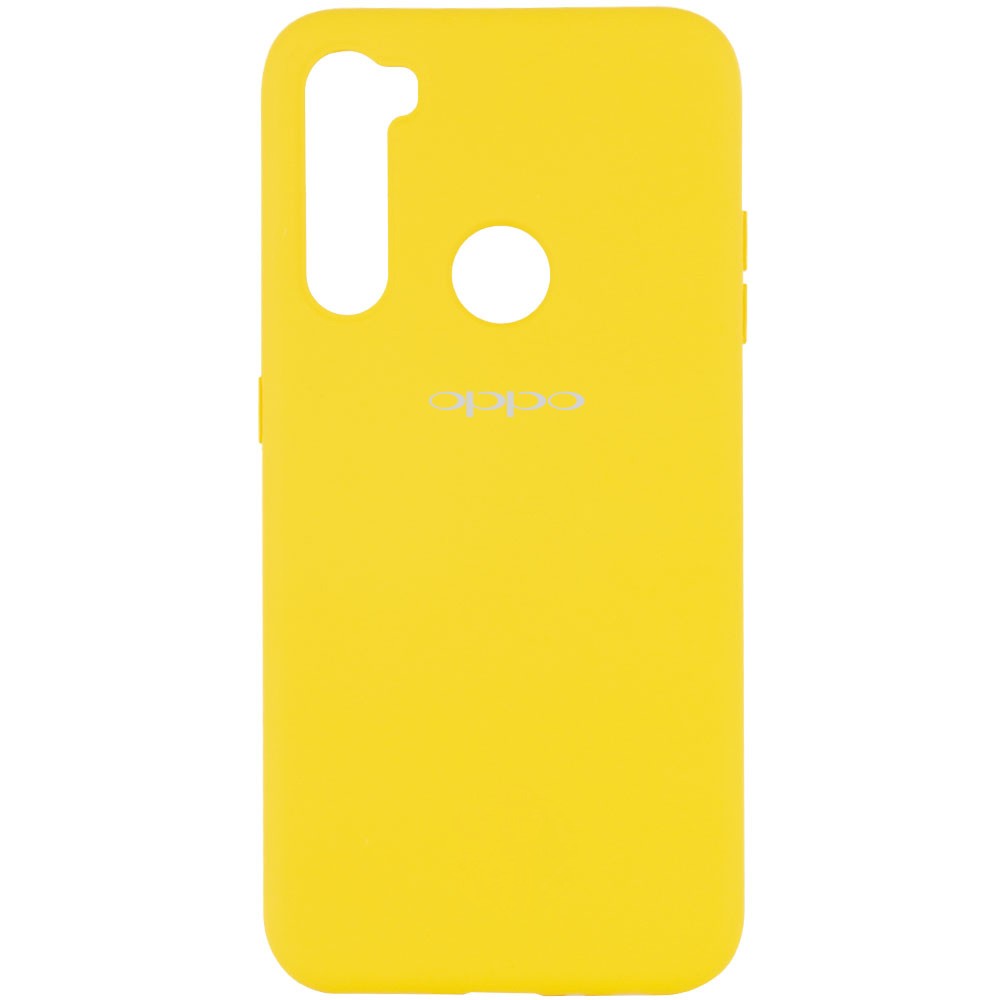 Silicone Cover Full Protective (A) для OPPO Realme C3 (Yellow)-0