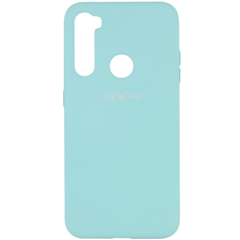 Silicone Cover Full Protective (A) для OPPO Realme C3 (Ice Blue)-0