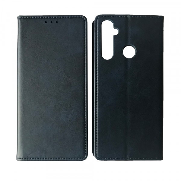 Книжка Black TPU Magnet для Realme С3 синя-0