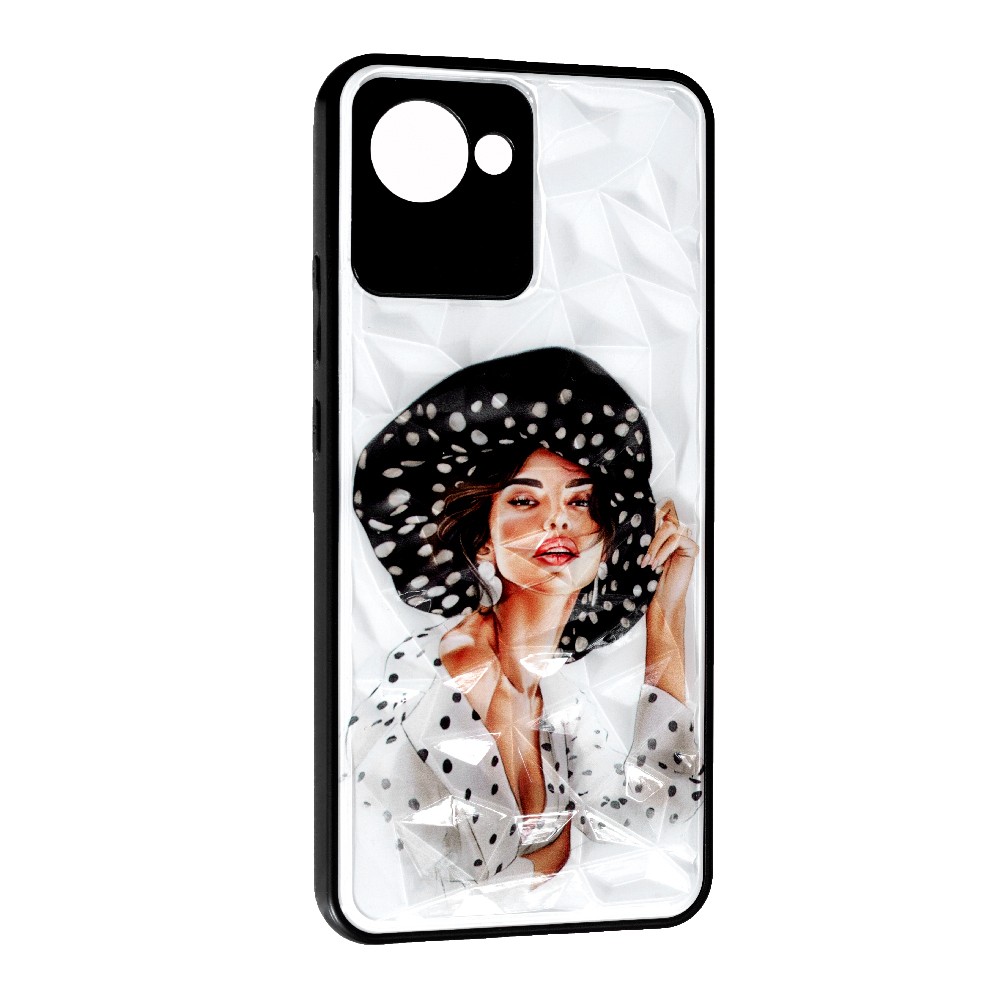 Накладка Ladies Camera для Realme C30  Girl in a hat-0