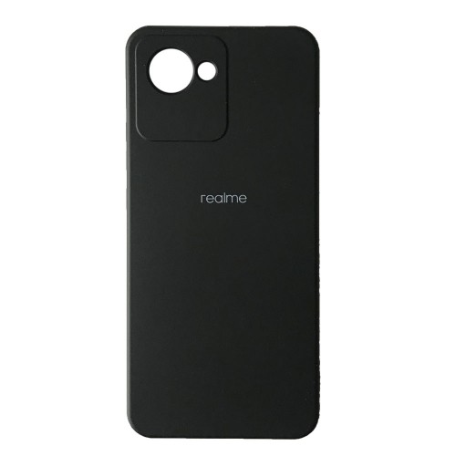 Silicone Case Full Protective для Realme C30/C30s (Black)-0