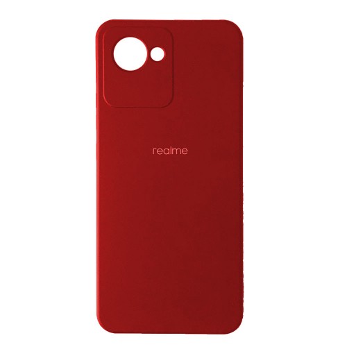 Silicone Case Full Protective для Realme C30/C30s (Red)-0