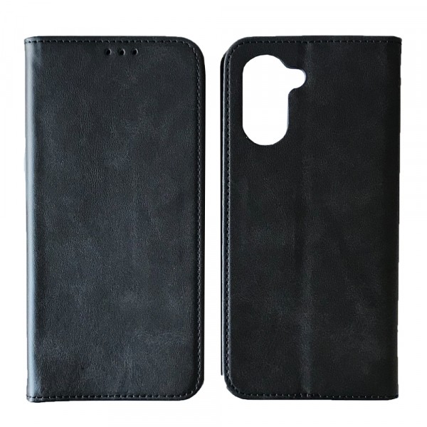 Книжка Black TPU Magnet для Realme C33 чорна-0