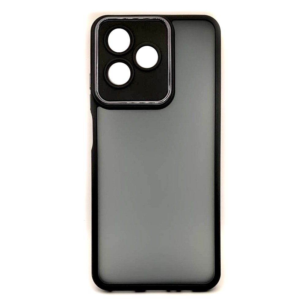 Накладка Luxury Metal Lens для Realme C53/C51 4G/Narzo N53 4G/Note 50 чорна-0