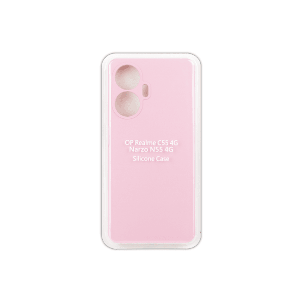 Full Silicone Case для REALME C55 (Rose Pink)-0