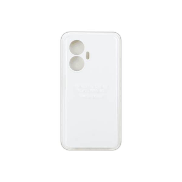 Full Silicone Case для REALME C55 (White)-0