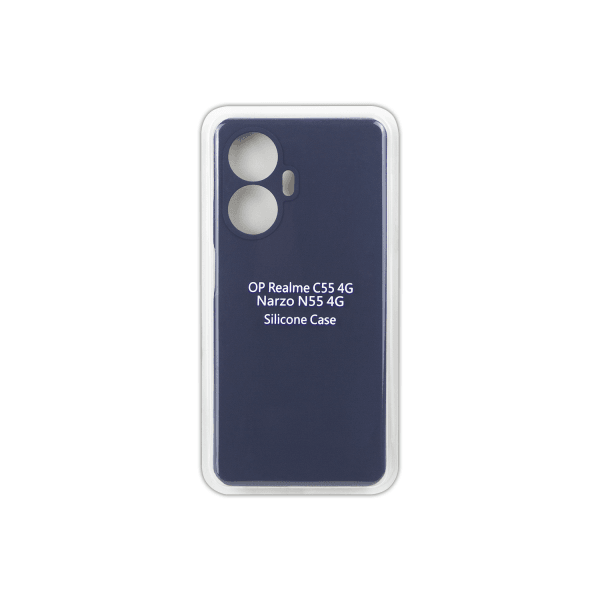Full Silicone Case для REALME C55 (Midnight Blue)-0