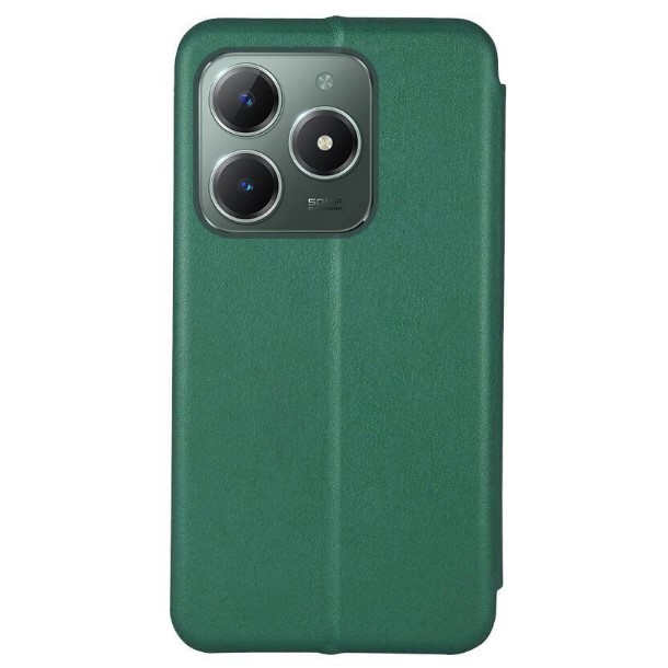 Книжка Premium для Realme  C63 / C61 / Note 60 / Narzo N61  зелена-1