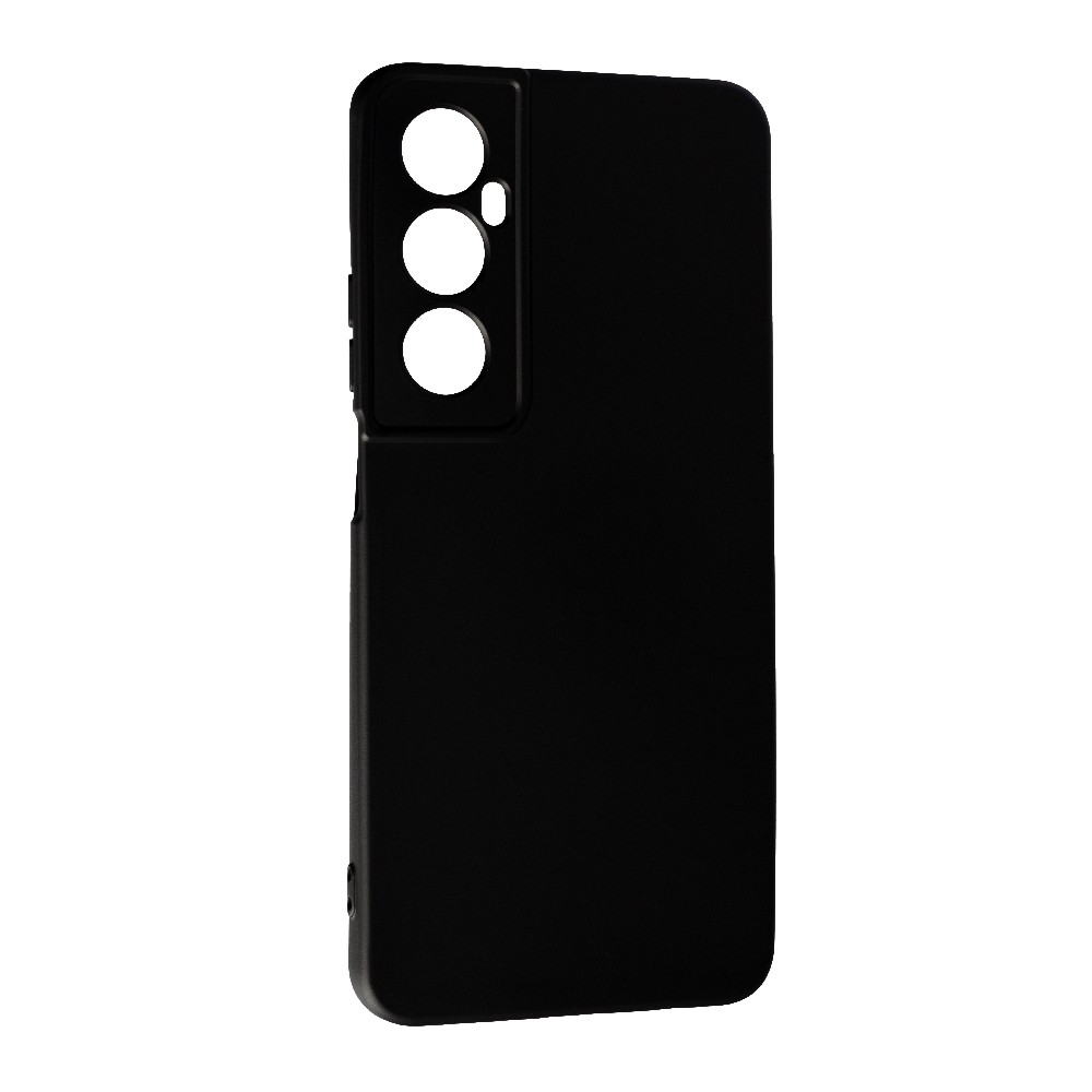 Накладка Silicone case SMTT для Realme C65 4G (Black)-0