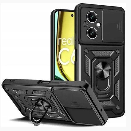 Накладка Camshield Serge Ring для REALME C67 4G чорна-0