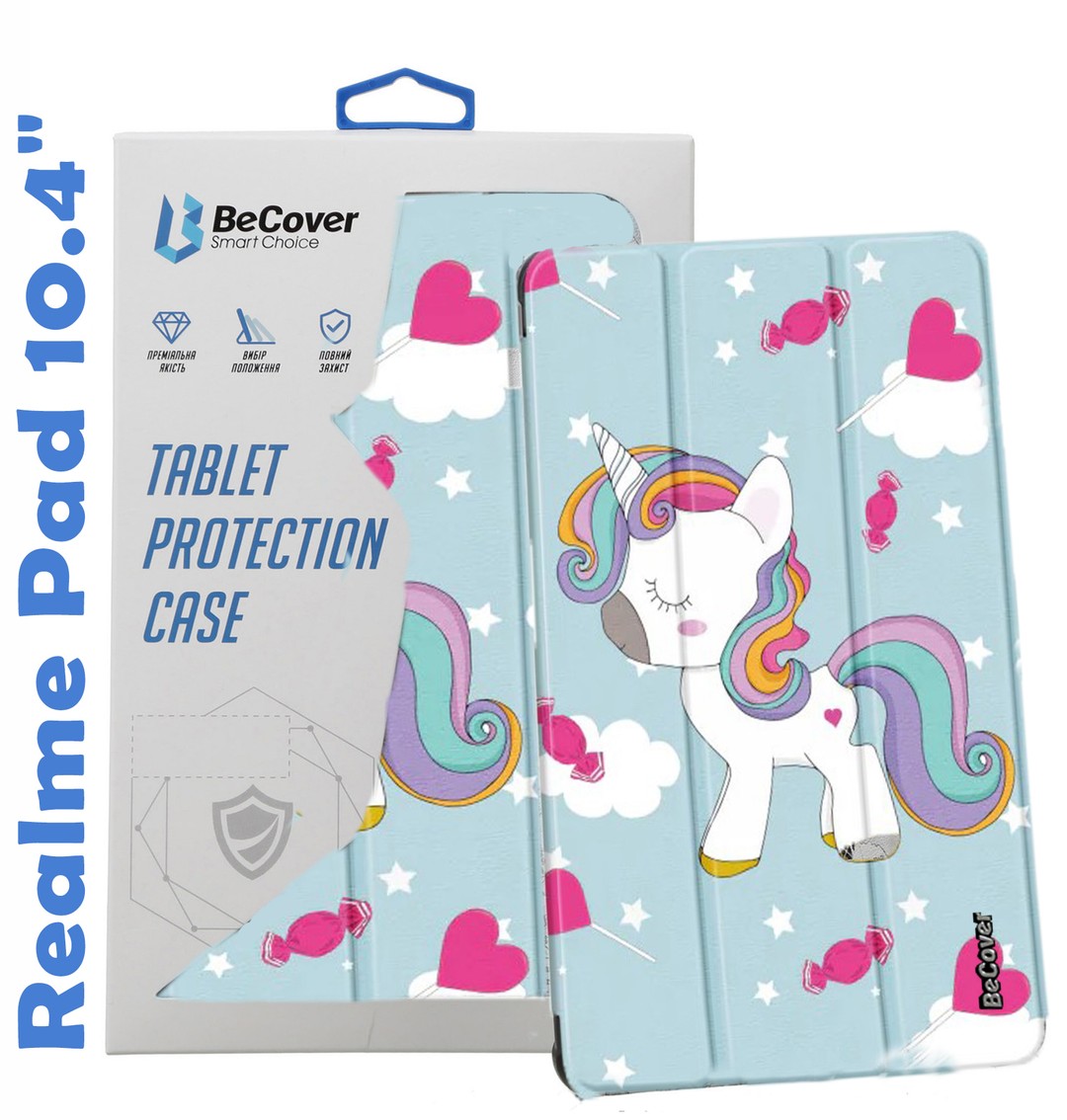 Чохол-книжка BeCover Smart Case для Realme Pad 10.4" Unicorn-0