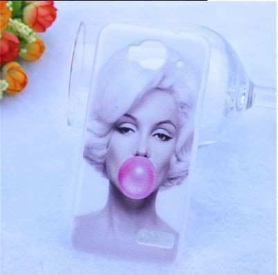 Накладка для Alcatel One Touch 6012X Idol Mini "Монро" (пластик)-0