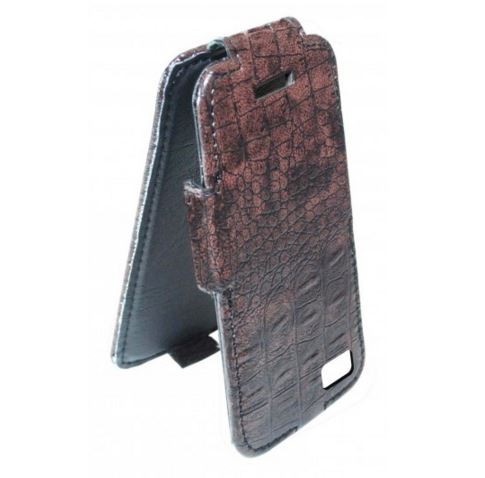 Книжка-фліп для Bravis Power крок.коричн.-0