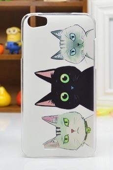 Накладка для Explay Rio Play "Котики" (пластик)-0