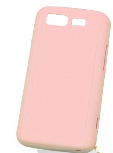 Накладка для FLY IQ440 рожевий (силікон)-0