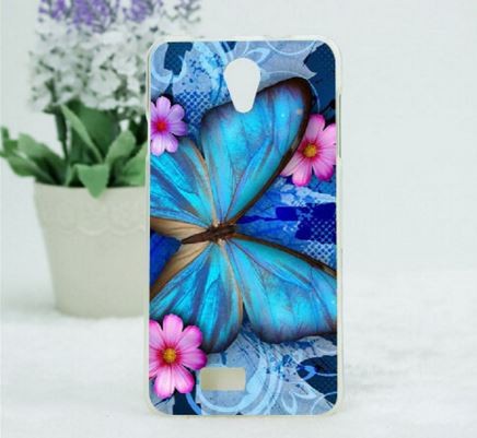 Накладка для  Fly IQ4411 Метелик  (силікон)-0