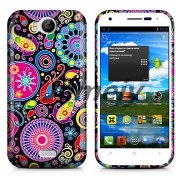 Накладка для FLY IQ443 "Jelly Fish" (силікон)-0