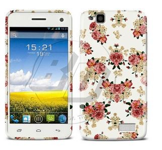 Накладка для FLY IQ4490I "Квіти" (силікон)-0