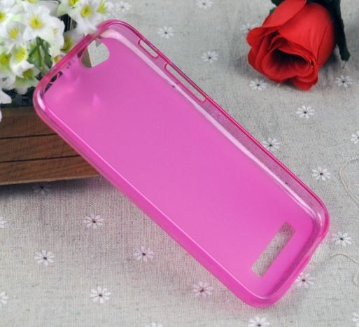 Накладка для Fly IQ459 EVO Chic 2 силиконова рожева-1