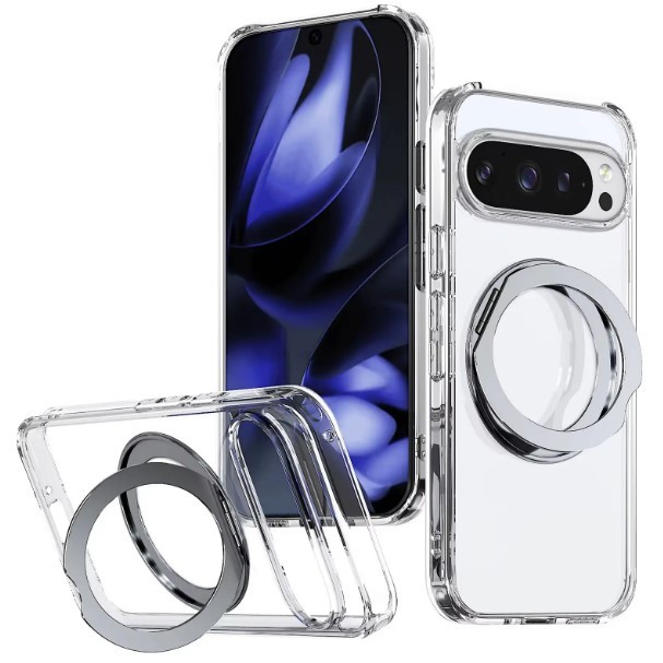 Чохол TPU+PC Aura Fold для Google Pixel 9 Pro XL / 10 Pro XL (Transparent)-0