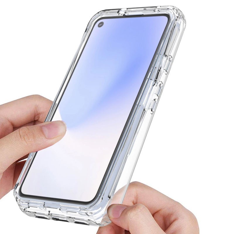 Накладка Full Body для Google Pixel 5  прозора (силікон+пластик)-1