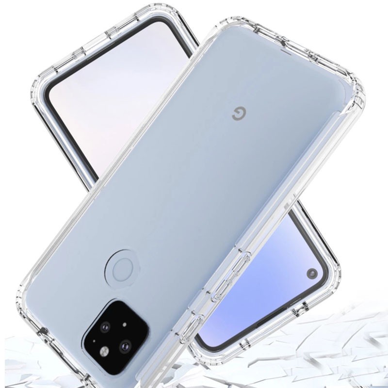 Накладка Full Body для Google Pixel 5  прозора (силікон+пластик)-2