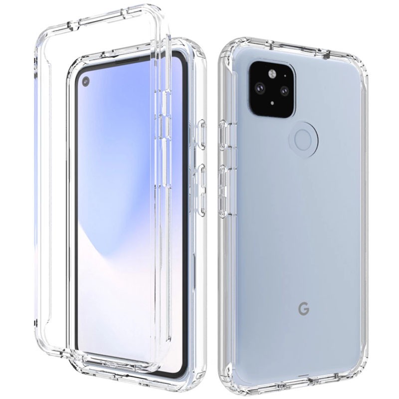 Накладка Full Body для Google Pixel 5  прозора (силікон+пластик)-0