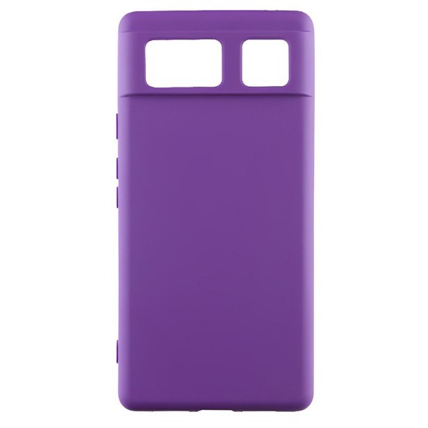 Silicone Cover Full Camera without Logo (A) для Gogle Pixel 6 (Purple)-0