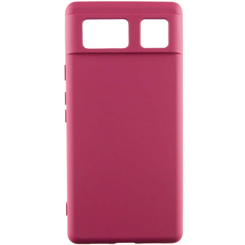 Silicone Cover Full Camera without Logo (A) для Gogle Pixel 6 (Marsala)-0