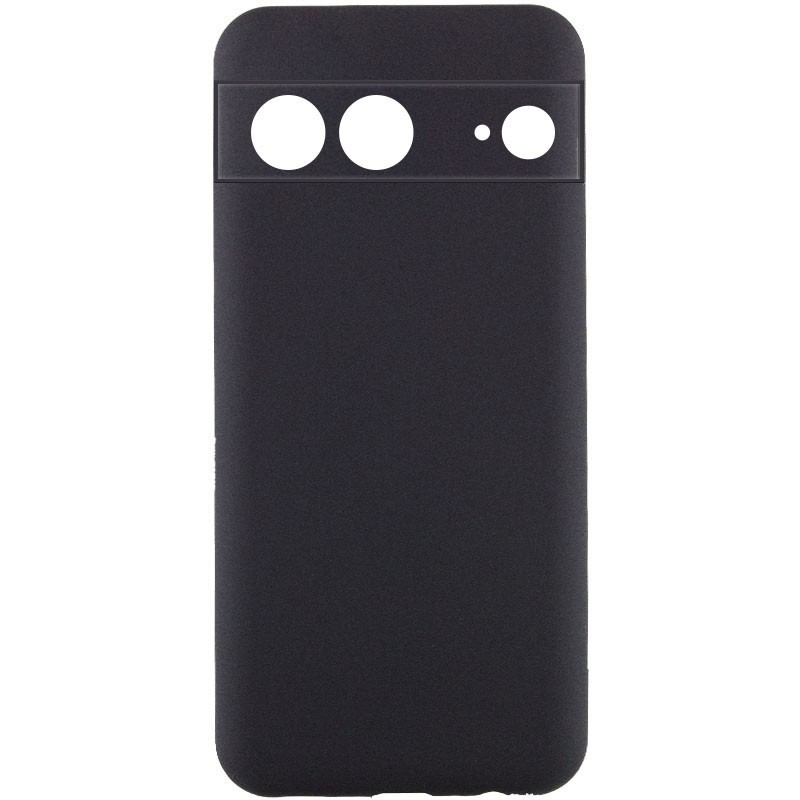 Silicone Cover Full Camera without Logo (A) для Gogle Pixel 7A (Black)-0